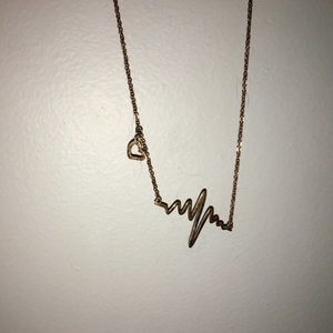 Heart Beat necklace Brandy Melville